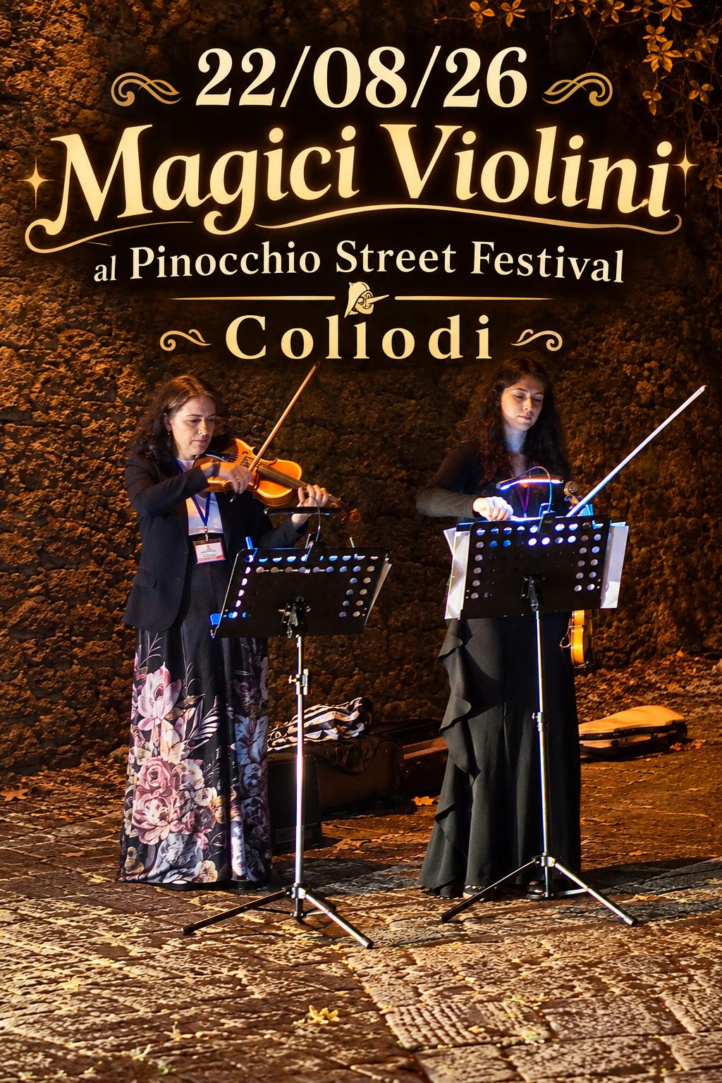 Magici Violini al Pinocchio Street Festival, Collodi